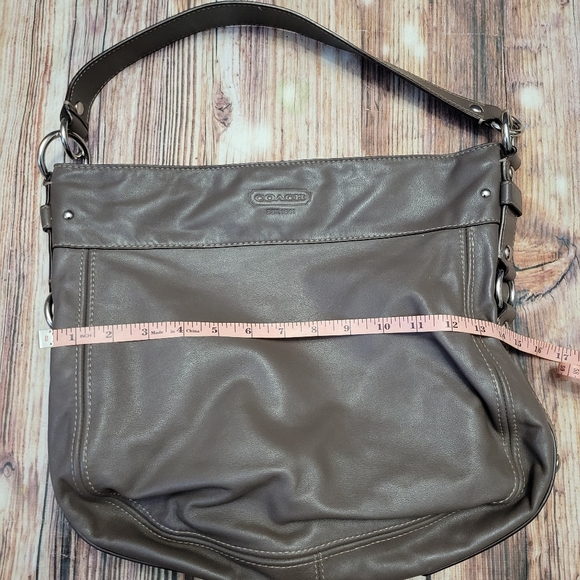 Coach “Zoe" Brown Leather Hobo Satchel - Picture 10 of 16